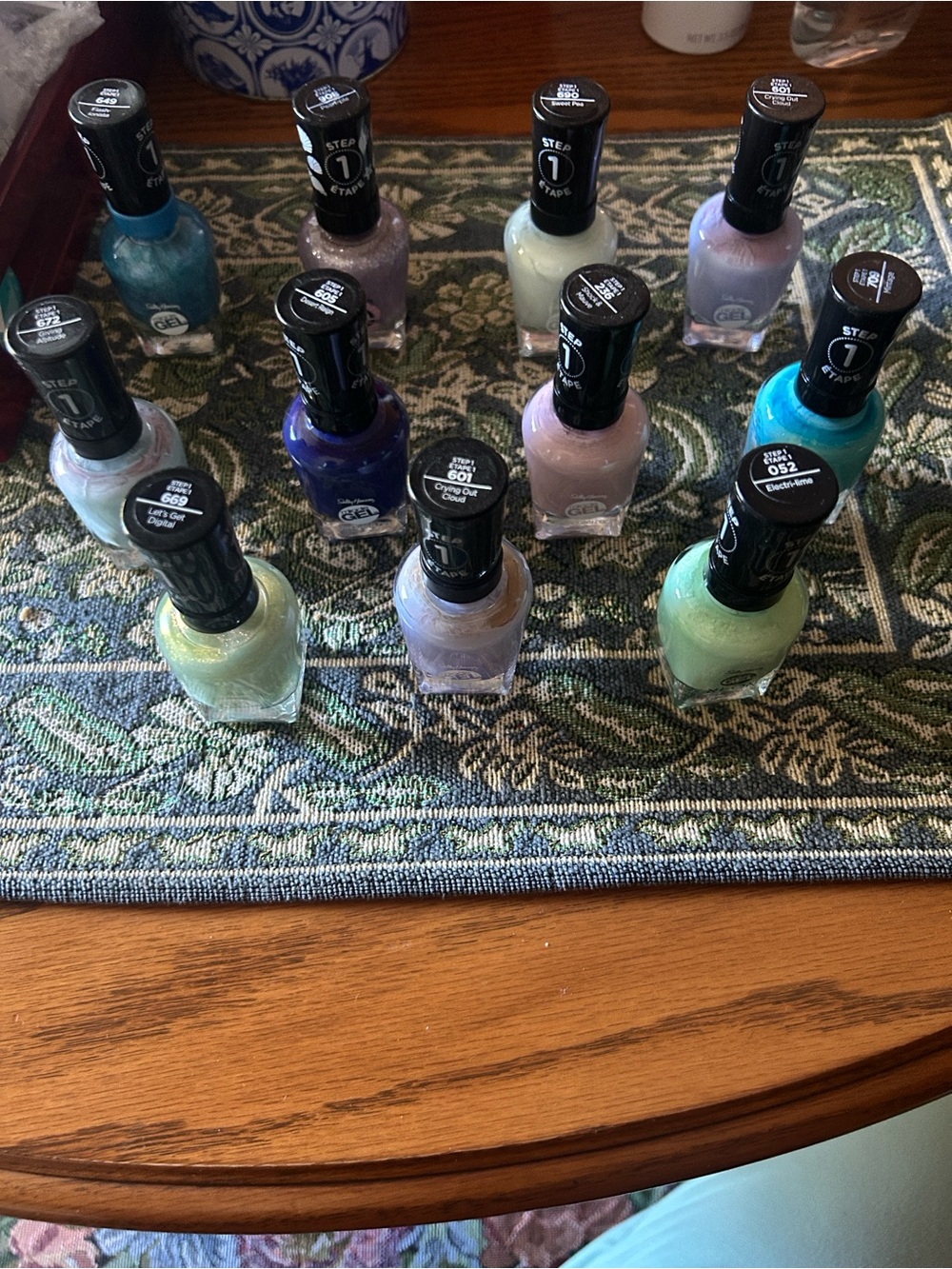 Step 1 Nail Polish - Assorted Pastel & Blue Shades - Picture 1 of 3